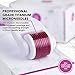 Derma Roller Kit 0.25mm Microneedle Roller For Face and Body + EXTRA Replacement Head 600 Titanium Needles .25mm Micro Needle Length Dermaroller Tool - Skin Care Facial Rollers - Microneedling Set