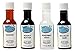 LorAnn Gourmet Flavor Fountain Ice Cream and Yogurt Flavor Variety Bundle 1.7 Ounce Bottles (Pack of 4) Banana, Peanut Butter, Peppermint, Red Velvet Cake