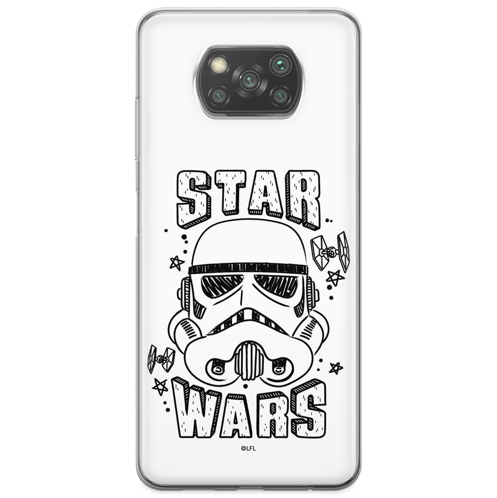 ERT GROUP mobile phone case for Xiaomi POCOPHONE X3 original and officially Licensed Star Wars pattern Stormtrooper 013 optimally adapted to the shape of the mobile phone, case made of TPU