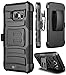 Galaxy S7 Case, E LV Belt Swivel Clip / Kickstand - Dual Layer Armor Holster Defender Full Body Protective Case Cover for Samsung Galaxy S7 - [Black]