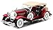 1934 Duesenberg II SJ Red and Black 1/18 by Greenlight 12995