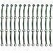 IronBuddy 10Pcs Trellis Connectors Stake Arms for Tomato Cage 12 Inch Adjustable Plastic Plant Stake Connectors Rod,11mm Caliber, 4 Buckle (Style 1)