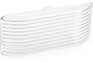 LASUROA Replacement Lens for RV Exterior Porch Light, Plastic Clear Trailer Light Cover Compatible with BARGMAN 34-78-517,515, 522 (Transparent)