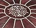 Moroccan Buzz Premium Leather Pouf Ottoman Cover, Brown (UNSTUFFED Pouf)
