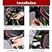 MF-HOME Bike Frame Bag,Bicycle Bag for Cell Phone,Waterproof 6.2 inch Touch Screen Mobile Phone Bag Bicycle Accessories(Red)