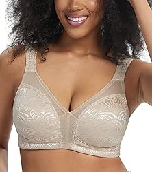 Lemorosy Women's Plus Size Full Coverage Unpadded