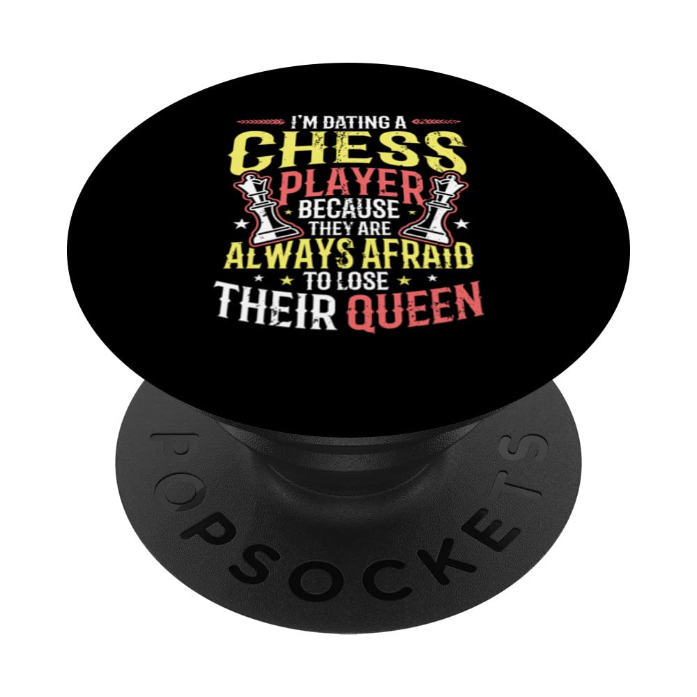 Dating A Chess Player Chess Wife PopSockets Swappable PopGrip