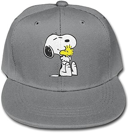 Ash Snoopy Peanut Babys Adjustable Snapback Trucker Cap