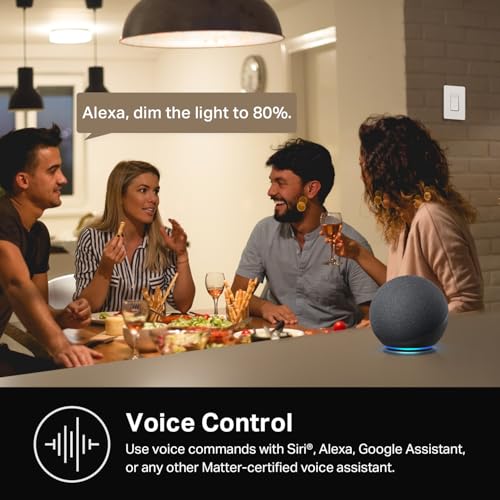 Kasa Smart Dimmer Switch HS220P3, Single Pole, Needs Neutral Wire, 2.4GHz Wi-Fi Light Switch Works with Alexa and Google Home, UL Certified,, No Hub Required, 3-Pack - View 4