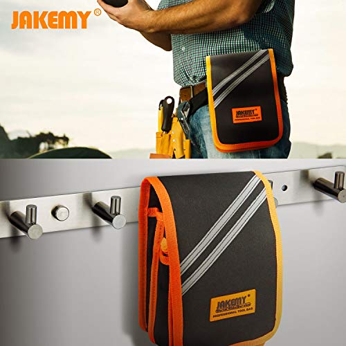 Jakemy Screwdriver Set, 99 in 1 Repair Tool kit, 50 Magnetic Precision Driver Bits, Pocket Tool Bag for iPhone 8/ Plus/PC/Macbook/Tablet - Thumbnail 6
