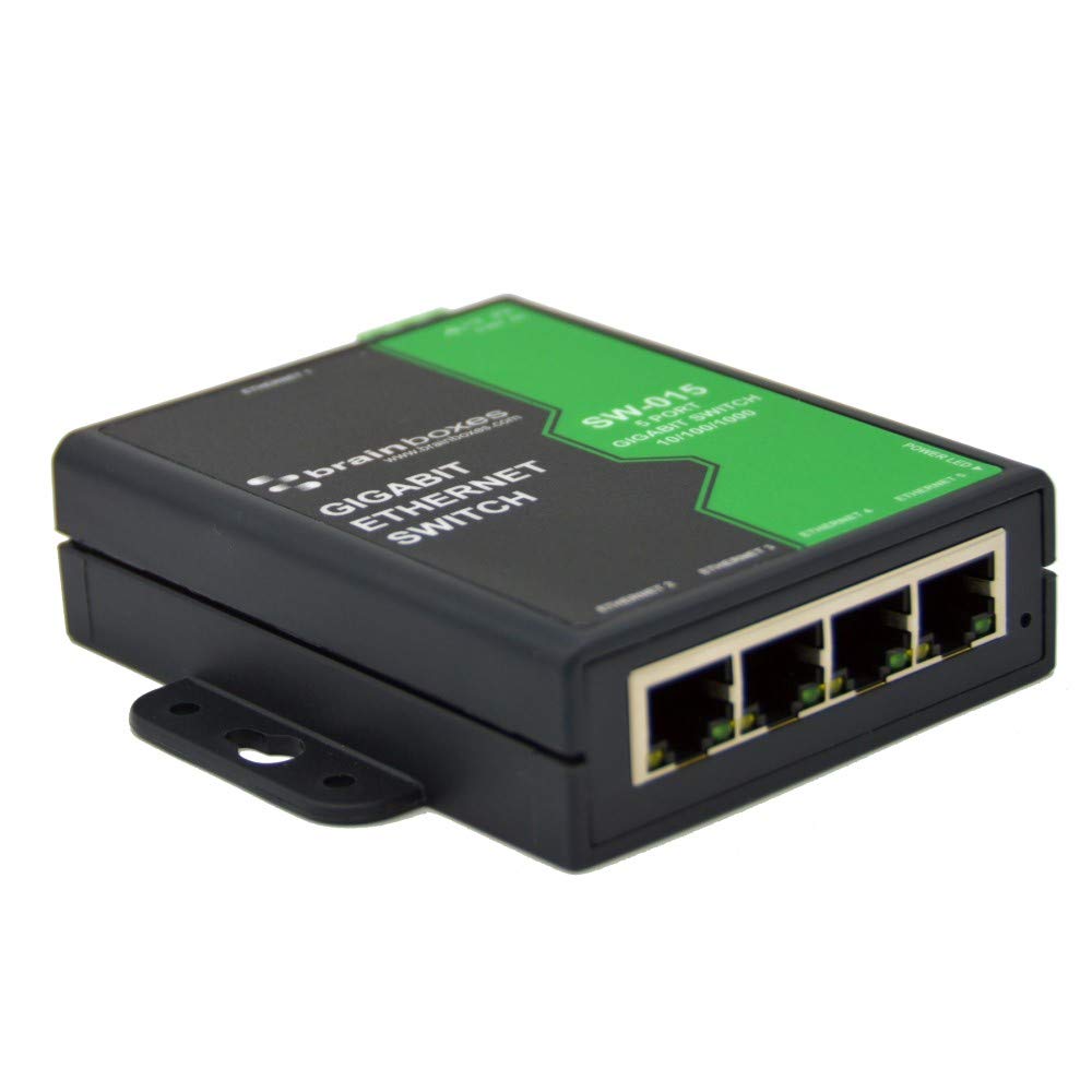 Brainboxes Ethernet to 3 Relay Adapter, light industrial, 5 port gigabit 10/100/1000 - Image 5