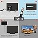 ANTV 25 Miles Indoor HDTV Antenna with 10ft High Performance Coaxial Cable, Ultra-Thin Antenna