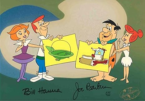 Amazon ハンナ バーベラspace Age Meets Stone Age Warner Brothers Studio Hanna Barbera アートフレーム ポスター オンライン通販