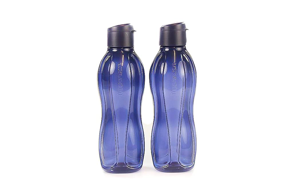 TUPPERWARE Eco Bottle 1 L Dark Blue (2) 28056