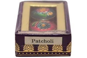 Chakra Natural Solid Perfume Patchouli for Women and Men, Handmade with Essential Oils, Vegan and Long Lasting 0.14 OZ