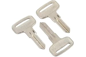 HogarTech Key Blanks for Polaris 3-Pack, Compatible with 20xx 21xx 67xx 68xx Series, Metal Ignition Replacement Keys for ATV,