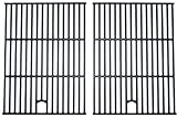 Music City Metals 67692 Matte Cast Iron Cooking Grid Replacement For Select Gas Grill Models By North American Outdoors, Perfect Flame And Others, Set Of 2