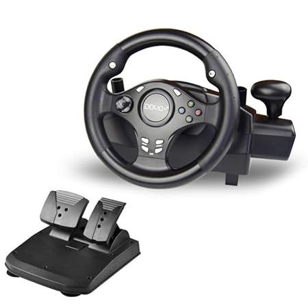 Ywt Juego Volante Dual Motor Deportes Rueda De Carreras 270 Grados