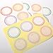 Soap Making Supplies Materials Stickers - Chawoorim 6type Circle Pastel Paper Stickers Labels Wrapping Tape Tags cards handmade Craft Soap Wrapping Paper Sticker
