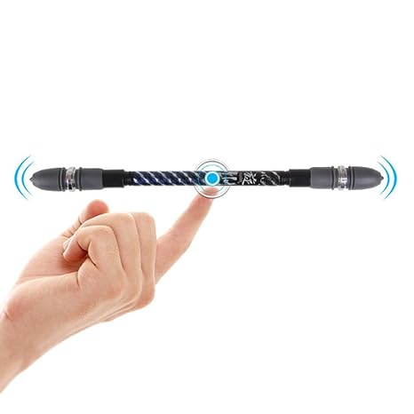 Senoow Rutschfeste beschichtete spinnende Kugelschreiber-Spiel-Rolling-Finger-drehendes Spielen