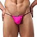 IKINGSKY Men's Sexy G-string Low Rise Thong Underwear Perfect for Jeans Pack of 6 (Medium, Style 1)