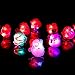 Coluans 25Pc Halloween Party Favors LED Flash Rings for Kids and Adults Halloween Treats Non Candy Gift Bag Fillers Great Assortment of 50