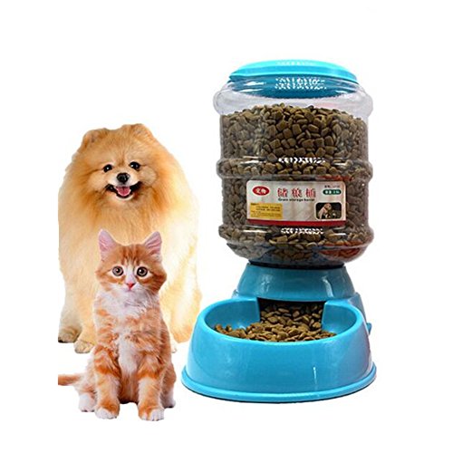 Limltao 3.5L Automatic Pet Food Dispenser, Pet Feeder Bowl,Dog Food Automatic Feeder, Cat Food Automatic Feeder
