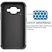 Tekcoo Core Prim Case, (TM) [Tmajor Series] [Grey/Black] Shock Absorbing Hybrid Rubber Plastic Impact Defender Rugged Hard Protective Case Cover Shell for Samsung Galaxy Core Prim/Prevail LTE