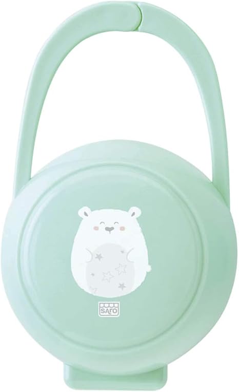 Saro 1482 - Cajita portachupete, menta: Amazon.es: Bebé