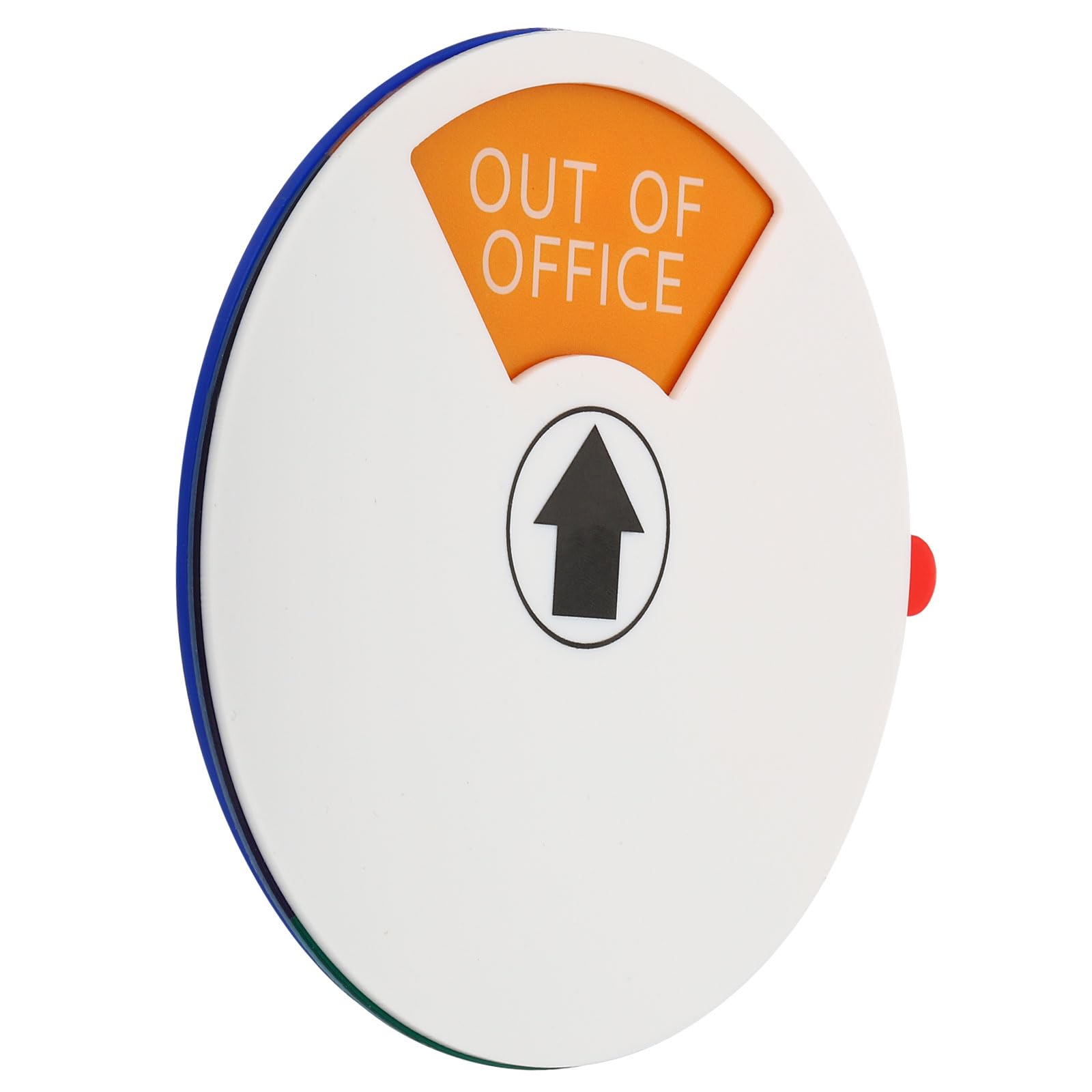 PATIKIL Office Door Sign, 4 Options Do Not Disturb/Please Knock/Out of Office/In a Meeting Sign Privacy Sign for Office Business Meeting Conference, 5 Inch, White