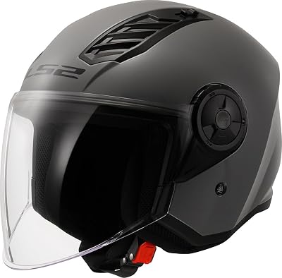 , Jet-Motorradhelm Airflow II Nardo Grey, L