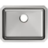 Elkay Lustertone Classic ELUHAD211555 Single Bowl Undermount Stainless Steel ADA Sink 23.5 x 15.75 x 5.375 inches