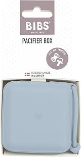 BIBS Pacifier Box with Elastic Sterilizer Box BPA Free Baby Blue view 6