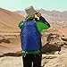 ayamaya Camping Backpack Rain Cover, 45-65L Waterproof Backpack Elastic Water Cover Rucksack Water-Resist Dustproof Cover for Hiking Camping Traveling -Blue