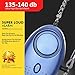 Personal Alarm, IEKA 140 DB Emergency Safety key Chain Siren, Self-Defense Security Safe Sound Alarm with Mini LED Flashlight Best for Kids, Women, Elderly and Night workers( Blue )