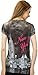 Made in USA - New York NYC T-Shirt - Colorful Vibrant Printing - Decorated with Rhinestones - (TBO-94, S)