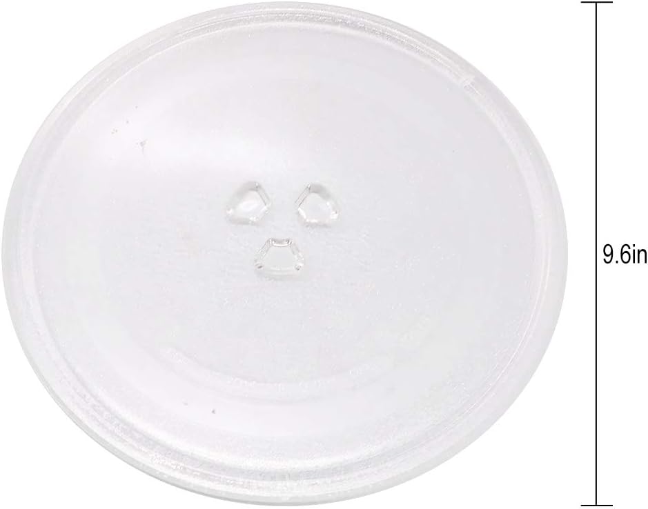 Primeswift 9.6'' / 24.5CM Small Microwave Glass Turntable Plate Replacement For Small Microwaves: Home Improvement