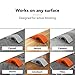 Wundermax Door Stoppers - Pack of 4 Rubber Door Wedge for Carpet, Hardwood, Concrete and Tile - Home Improvement Accessories - Multicolored