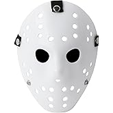 DR. ANISON Scary Classic Hockey Masks Halloween Mask Reusable | for Adult Slasher Killer Costume Cosplay Masquerade Props
