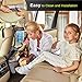 Helteko Backseat Car Organizer, Kick Mats Back Seat Protector with Touch Screen Tablet Holder, Organizer for Kids, Travel Accessories, Mat 9 Storage Pockets 2 Pack