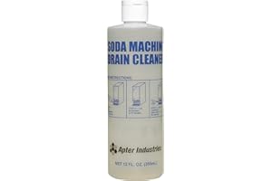 Apter Industries Soda Machine Drain Cleaner, Removes Syrup and Sugar Buildup, Easy to Use, No Scrubbing, 12oz. (Pack of 6)