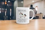 VIROSA Funny Unicorn Mug Bitch Please I’m So Fabulous 11oz Ceramic view 2