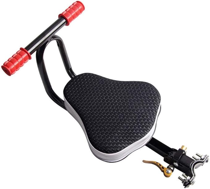 Kindersattel Für Fahrrad - Vordersitz Mit Armlehne Für Kinder 3-8 Jahre, Aluminium