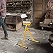 TUFFIOM Roller Stand, Folding Material Support Pedestal Height Adjustable Portable, 132lbs Weight Capacity, Work with Table Miter Saws for Log Timber Firewood