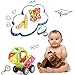 ThinkMax 70 Pieces Magnetic Building Blocks Set Educational Construction Stacking Toys Car Wheel Set