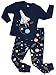 shelry Boys Rocket Pajamas Children Christmas Pants Set 100% Cotton Size 7 Years