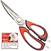 Chef Brooklyn BBQ Grill Mats with Bonus Kitchen Scissors- Heavy Duty Multi-Functional Scissors Sharp Perfect for Chicken, Poultry, Fish, Meat, Herbs and Outdoors for the BBQ'S Camping or on the Boat