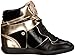 MICHAEL Michael Kors Women's Nikko High-Top Black Suprema Nappa Sport Sneaker