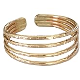 14K Gold Fill Four Strand Toe Ring | Comfort Fit Adjustable for Toes | One Size Fits All | Real Gold Toe Rings for Women