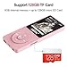 Mp3 Player, RUIZU X02 Ultra Slim Music Player with FM Radio, Voice Recorder, Video Play, Text Reading, 80 Hours Playback and Expandable Up to 128 GB (Rose)